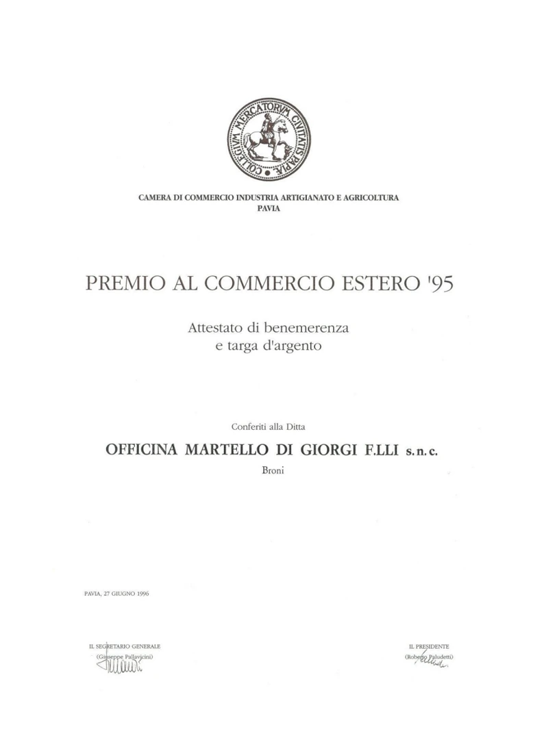 Concedido en junio de 1996