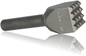 Bujardas monobloco para martelo pneumático - haste cilíndrica mm. 12.5 ou 15.5 - com haste intercambiável