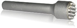 Bujardas monobloco para martelo pneumático - haste cilíndrica mm. 7.5 - redondas